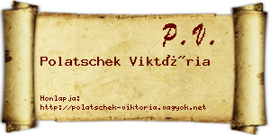 Polatschek Viktória névjegykártya
