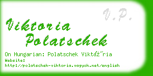 viktoria polatschek business card